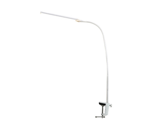 Настольная LED лампа M-006 светодиодная гибкая зажимная с поворотным кронштейном White