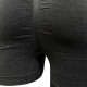 Шорты женские 545# бесшовные для фитнеса пуш ап push up Черный S