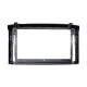 Переходная рамка Chevrolet Aveo 2007-2011 ZAZ Vida 2012+ Ravon Nexia R3 2016-2020 (6328) 9" Black