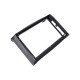 Переходная рамка Chevrolet Aveo 2007-2011 ZAZ Vida 2012+ Ravon Nexia R3 2016-2020 (6328) 9" Black