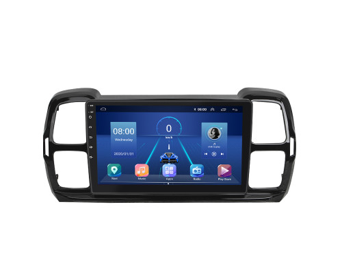 Штатная магнитола Lesko для Citroen C5 Aircross I 2018-н.в. экран 9" 4/64Gb 4G Wi-Fi GPS Top