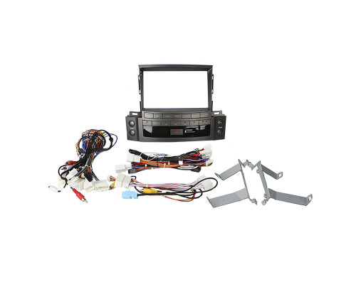 Переходной штатный комплект с проводкой Lexus LX570 J200 lll 2011-2015 9" (1234-288) + canbus