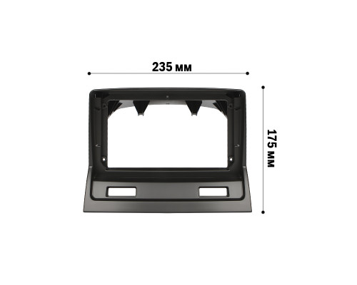 Штатный комплект переходная рамка с проводкой Mitsubishi Galant 2003-2012 (4051) 9"