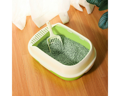 Туалет для кошек с лопаткой Taotaopets 226611 40*29*13,5 см Green