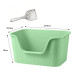 Туалет лоток для кошек с лопаткой Taotaopets 262207-40 Green