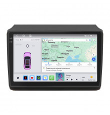 Штатная магнитола Lesko для Citroen Jumper II Рестайлинг 2011-н.в. экран 9" 4/64 QLED CarPlay 4G Wi-Fi GPS 360 Prime