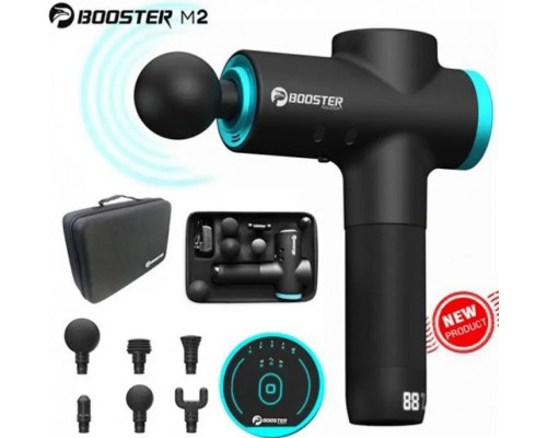 Ударный массажёр Booster M2B (12V) для тела — перкуссионная терапия для снятия боли и напряжения