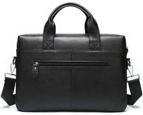 Мужская сумка для офиса 39x28×8, портфель папка для ноутбука и бумаг SK N76955 черный