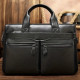 Мужская сумка для офиса 39x28×8, портфель папка для ноутбука и бумаг SK N76955 черный