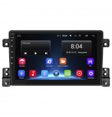Штатная магнитола Lesko для Suzuki Grand Vitara III Рестайлинг 2 2012-2015 экран 9" 2/32Gb Wi-Fi GPS Base