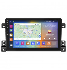 Штатная магнитола Lesko для Suzuki Grand Vitara III Рестайлинг 2 2012-2015 экран 9" 4/64Gb CarPlay 4G Wi-Fi GPS Prime