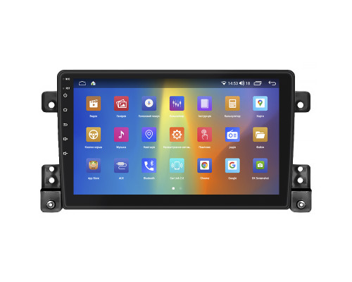 Штатная магнитола Lesko для Suzuki Grand Vitara III Рестайлинг 2 2012-2015 экран 9" 4/64Gb CarPlay 4G Wi-Fi GPS Prime