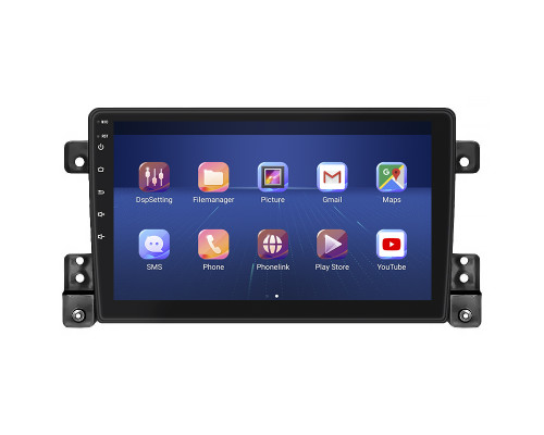 Штатная магнитола Lesko для Suzuki Grand Vitara III Рестайлинг 2 2012-2015 экран 9" 4/64Gb 4G Wi-Fi GPS Top