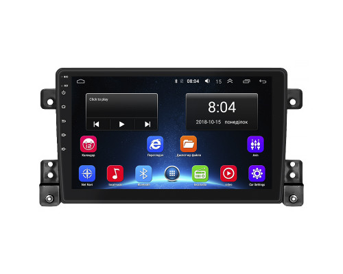 Штатная магнитола Lesko для Suzuki Grand Vitara III Рестайлинг 2008-2012 экран 9" 2/32Gb Wi-Fi GPS Base