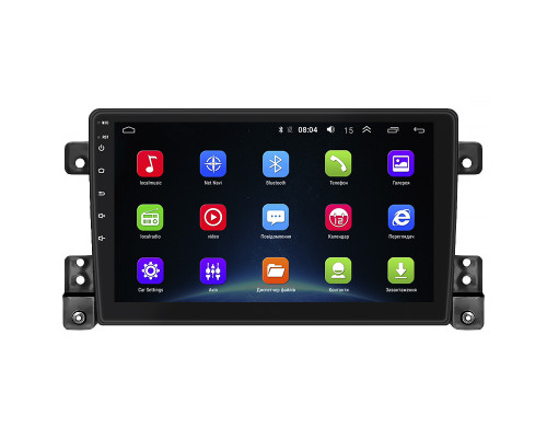 Штатная магнитола Lesko для Suzuki Grand Vitara III Рестайлинг 2008-2012 экран 9" 2/32Gb Wi-Fi GPS Base