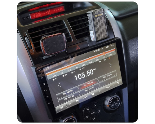 Штатная магнитола Lesko для Suzuki Grand Vitara III Рестайлинг 2008-2012 экран 9" 2/32Gb 4G Wi-Fi GPS Top