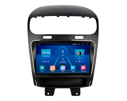 Штатная магнитола Lesko для Dodge Journey I Рестайлинг 2011-2020 экран 9" 4/32Gb 4G Wi-Fi GPS Top