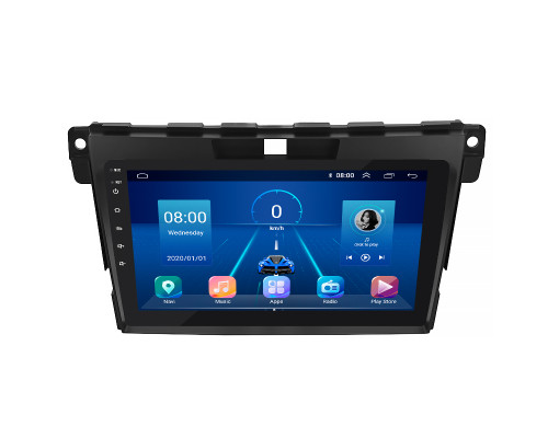 Штатная магнитола Lesko для Mazda CX-7 I Рестайлинг 2009-2012 экран 9" 4/32Gb 4G Wi-Fi GPS Top
