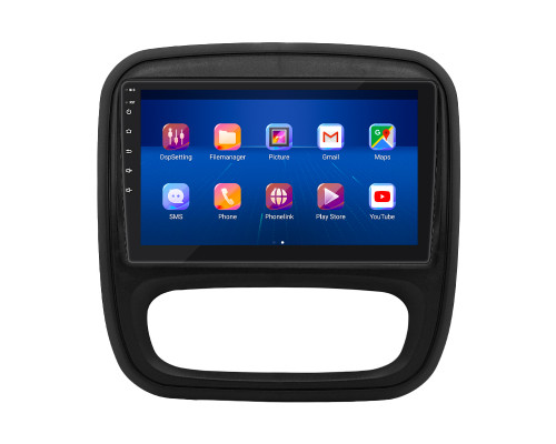 Штатная магнитола Lesko для Renault Trafic III 2014-2021 экран 9" 4/32Gb 4G Wi-Fi GPS Top