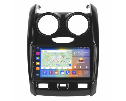 Штатная магнитола Lesko для Dacia Duster II 2017-2021 экран 9" 2/32Gb CarPlay 4G Wi-Fi GPS Prime