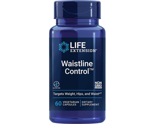 Жироспалювач для стегон та талії, Waistline Control, Life Extension, 60 вегетаріанських капсул
