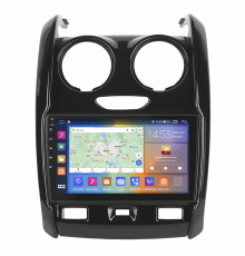 Штатная магнитола Lesko для Dacia Duster II 2017-2021 экран 9" 4/64Gb CarPlay 4G Wi-Fi GPS Prime