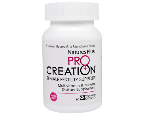 Комплекс для зачаття жінкам, Female Fertility Support, Nature's Plus, 60 капсул