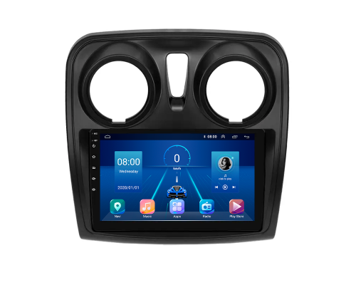 Штатная магнитола Lesko для Dacia Lodgy  2012-2017 экран 9" 2/32Gb Wi-Fi GPS Base