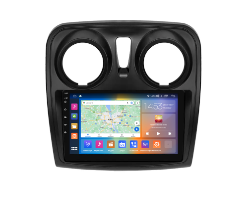 Штатная магнитола Lesko для Dacia Lodgy  2012-2017 экран 9" 2/32Gb CarPlay 4G Wi-Fi GPS Prime