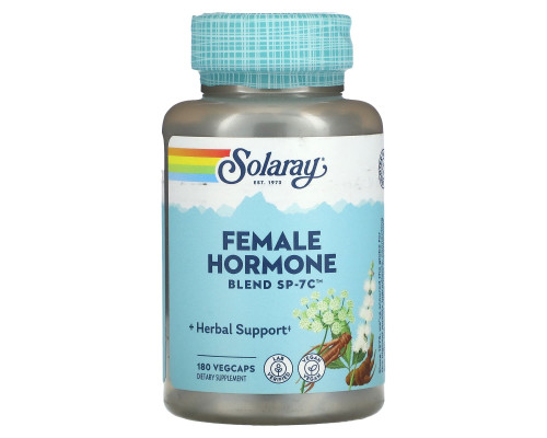 Суміш жіночих гормонів, Female Hormone Blend SP-7C, Solaray, 180 капсул