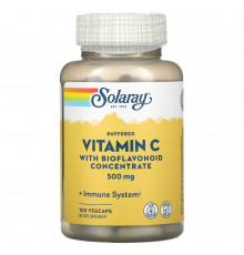 Вітамін С з біофлавоноїдами, Vitamin C with Bioflavonoid, Solaray, 500 мг, 100 капсул