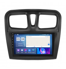 Штатная магнитола Lesko для Dacia Logan II 2012-2016 экран 9" 4/64Gb CarPlay 4G Wi-Fi GPS Prime