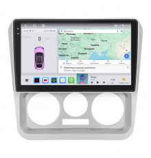 Штатная магнитола Lesko для Geely CK (Otaka) I Рестайлинг 2008-2016 экран 9" 4/64 QLED CarPlay 4G Wi-Fi GPS 360 Prime