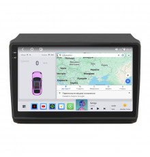 Штатная магнитола Lesko для Fiat Ducato II Рестайлинг 2011-н.в. экран 9" 4/64 QLED CarPlay 4G Wi-Fi GPS 360 Prime