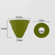 Пуровер Ecocoffeetools GV40 для заваривания кофе Green