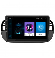 Штатная магнитола Lesko для Fiat 500 II 2007-2015 экран 9" 1/16Gb Wi-Fi GPS Base