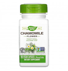 Ромашка (квіти), Chamomile Flower, Nature's Way, 700 мг, 100 веганських капсул (350 мг у капсулі)