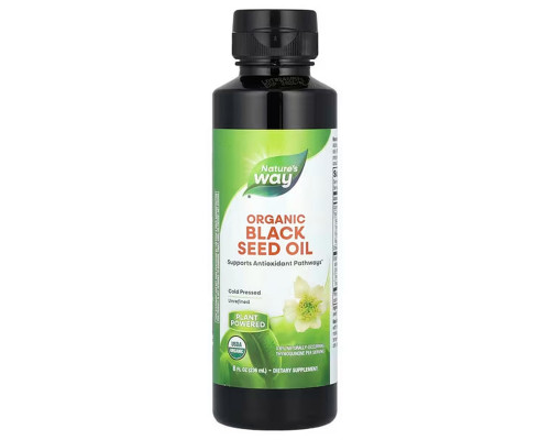 Масло чорного кмину, Black Seed Oil, Nature's Way, органік, 236 мл