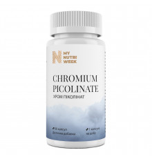 Хром піколінат, Chromium Picolinate, My Nutri Week, 60 капсул