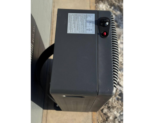 Портативный газовый обогреватель 4200 Вт Royal GH 500 + комплект для подключения (редуктор, шланг, прокладка, хомуты-зажимы)