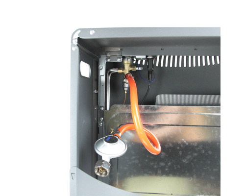 Портативный газовый обогреватель Gas Heater 3 режима мощности (1500 Вт, 2800 Вт, 4200 Вт) с редуктором и шлангом (Польша)