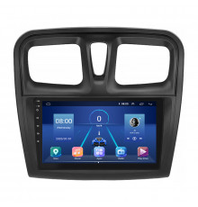 Штатная магнитола Lesko для Dacia Logan II Рестайлинг 2016-2020 экран 9" 4/64Gb 4G Wi-Fi GPS Top
