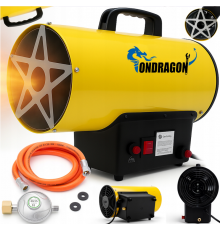 Газовый обогреватель / Газовая тепловая пушка (дуйка) 15 кВт Ondragon (Пропан/Бутан) + шланг и редуктор (Польша)
