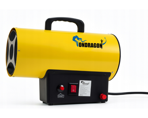 Газовый обогреватель / Газовая тепловая пушка (дуйка) 15 кВт Ondragon (Пропан/Бутан) + шланг и редуктор (Польша)