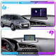 Штатная магнитола Lesko для Peugeot 5008 I ver. 2 2009-2016 экран 9" 4/64Gb CarPlay 4G Wi-Fi GPS Prime