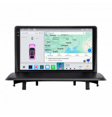 Штатная магнитола Lesko для Peugeot 5008 I ver. 2 2009-2016 экран 9" 4/64 QLED CarPlay 4G Wi-Fi GPS 360 Prime