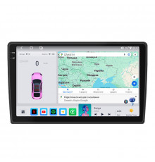 Штатная магнитола Lesko для Volkswagen Touareg I ver 2 2002-2010 экран 9" 4/64 QLED CarPlay 4G Wi-Fi GPS 360 Prime
