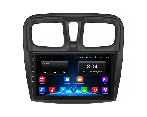 Штатная магнитола Lesko для Dacia Sandero II ver 3 2012-2016 экран 10" 2/32Gb Wi-Fi GPS Base