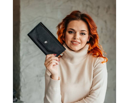 Жіночий гаманець Флоренція чорний