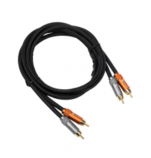 Кабель звуковий Fosi Audio Dual RCA 120см black